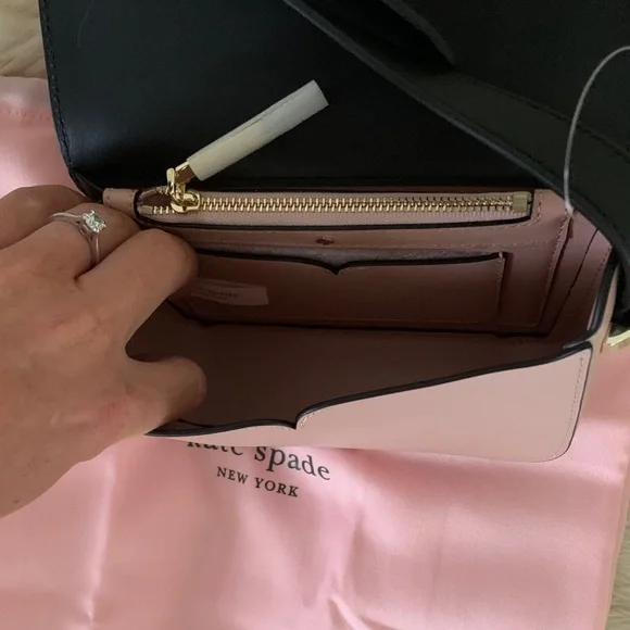 KATE SPADE SMALL NICOLA MOD DOT FLAP SHOULDER BAG. NEW WITH TAGS & DUSTBAG. RARE - Picture 8 of 16